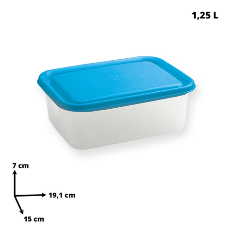 Contenitori Plastica Grandi 1,25 L per Alimenti Frigorifero Microonde –  BigHouse Shop